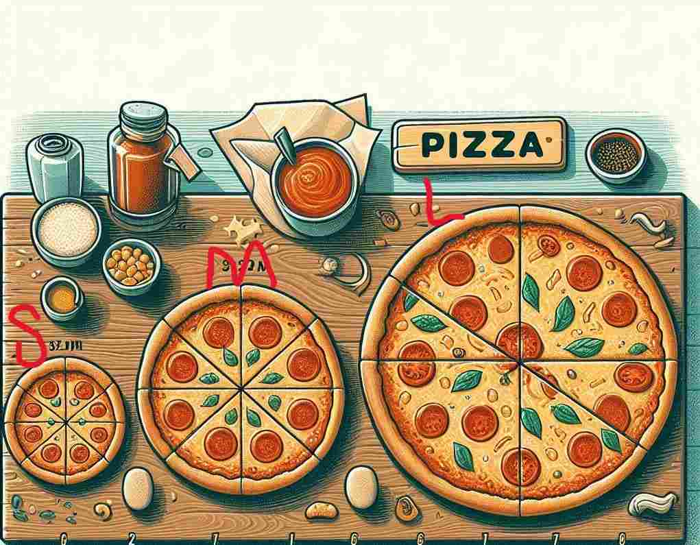 pizza size comparison