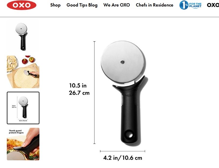 Oxo whee pizza cutter