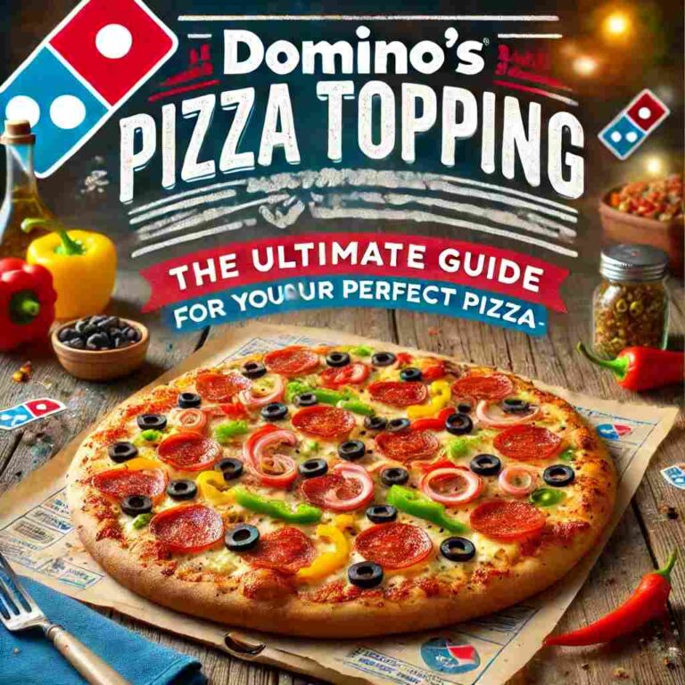 Domino’s Pizza Topping: The Ultimate Guide for your perfect Pizza