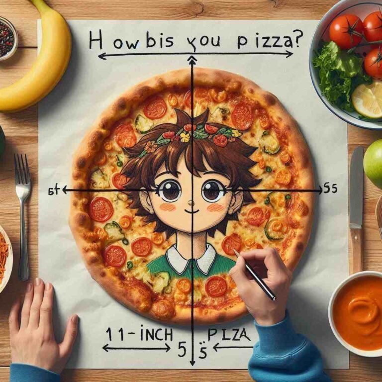 How big is an 11-Inch pizza