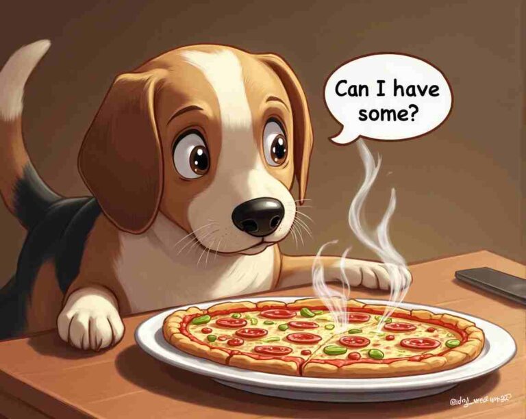 Can dogs eat pizza?