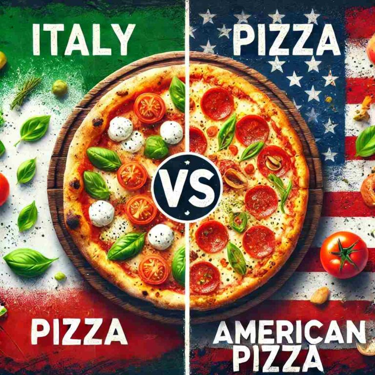 Italy Pizza vs American Pizza