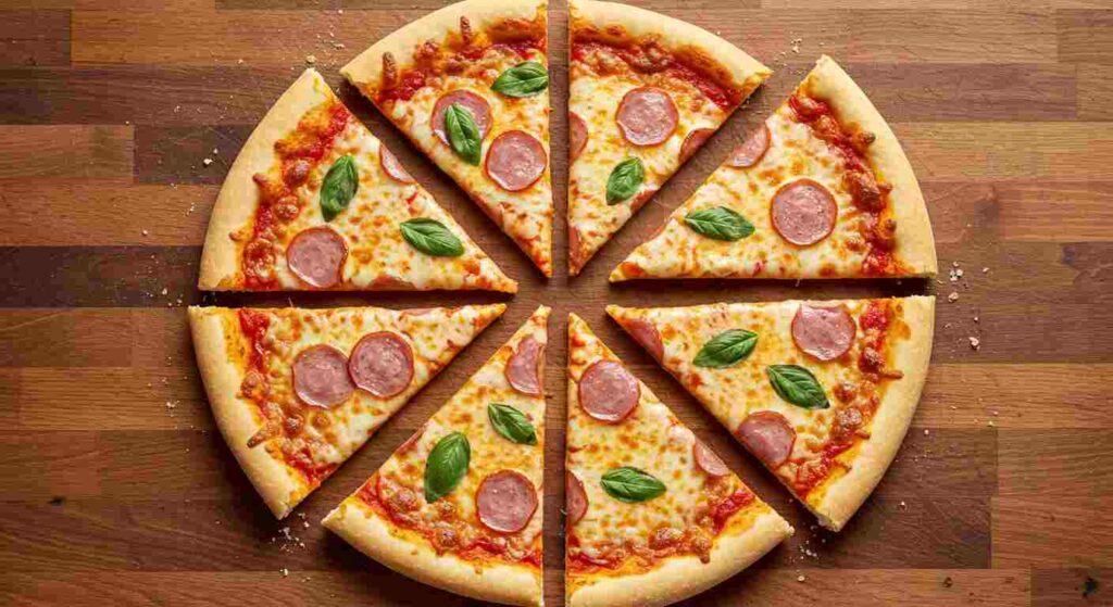 pizza cutting guide