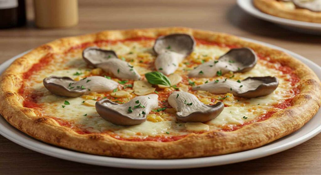 Oyster Mushroom Pizza