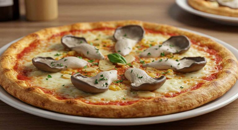 Oyster Mushroom Pizza