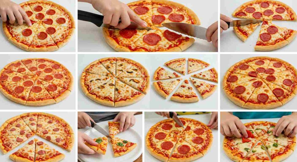 pizza cutting guide