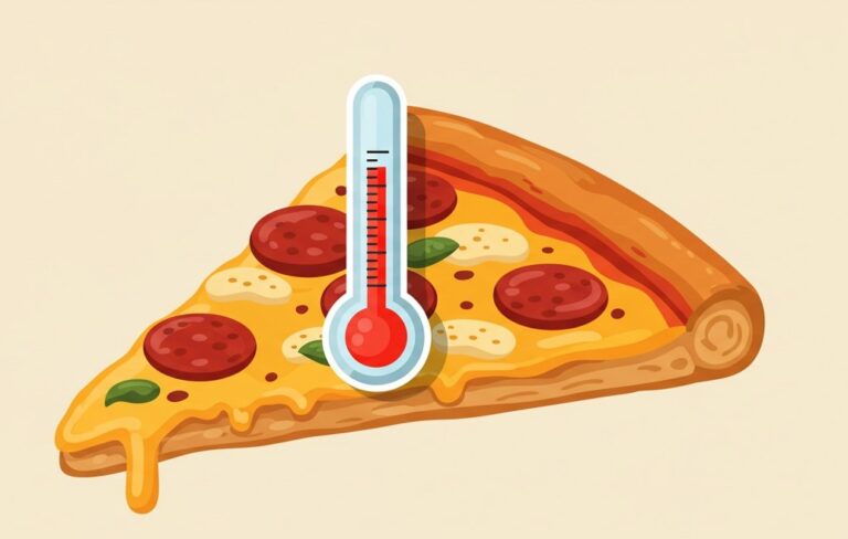 Average Temperature to Store Pizza