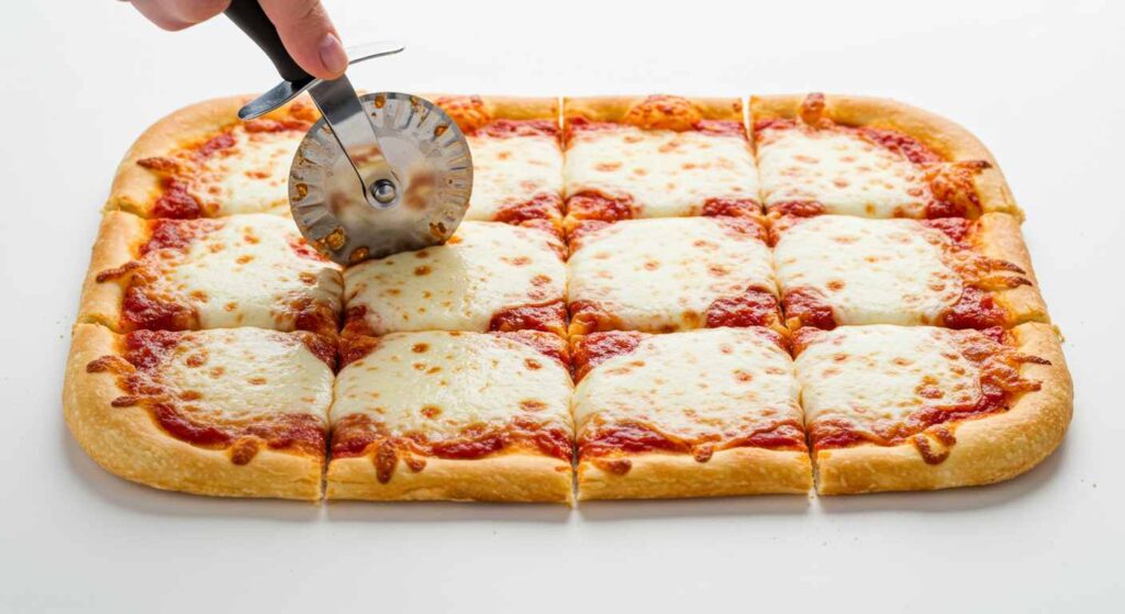 pizza cutting guide