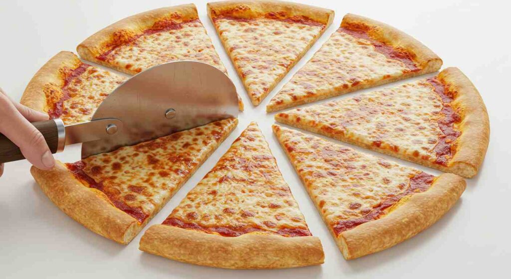 pizza cutting guide