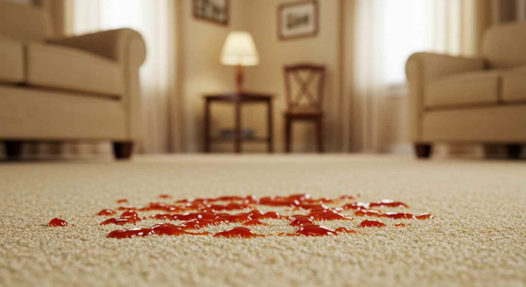 how to remove pizza sauce stains