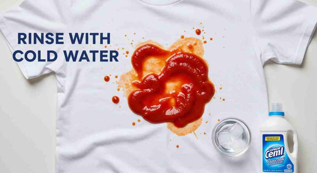 how to remove pizza sauce stains