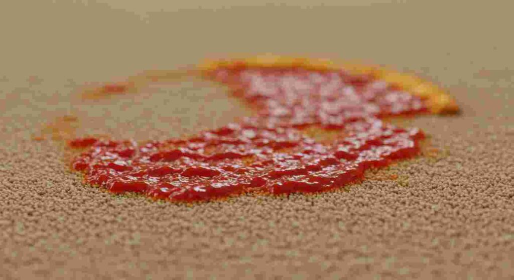 how to remove pizza sauce stains