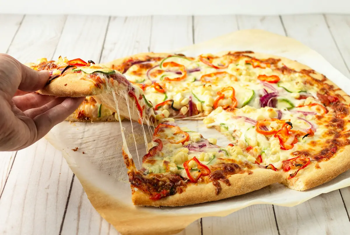 Comparing total area of small, medium and large pizzas